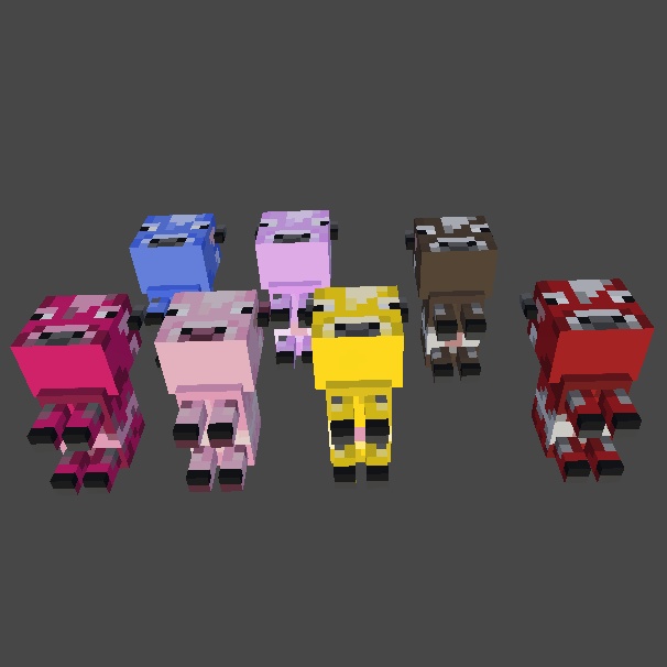 Minecraft Cow & Mooshroom Plushies