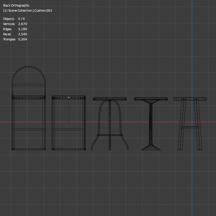 Bar Stool Set