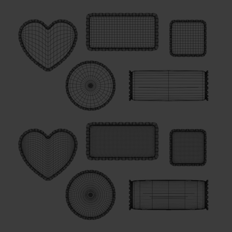 Victorian Sofas and Ruffle Pillows