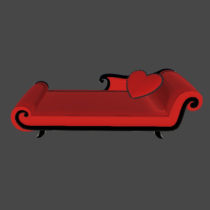 Victorian Sofas and Ruffle Pillows