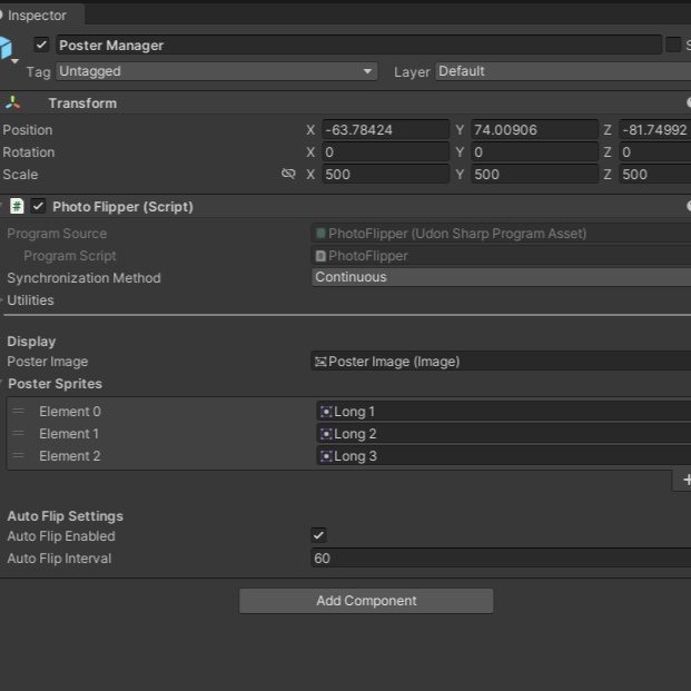 Photo Flip Posters and Tablets