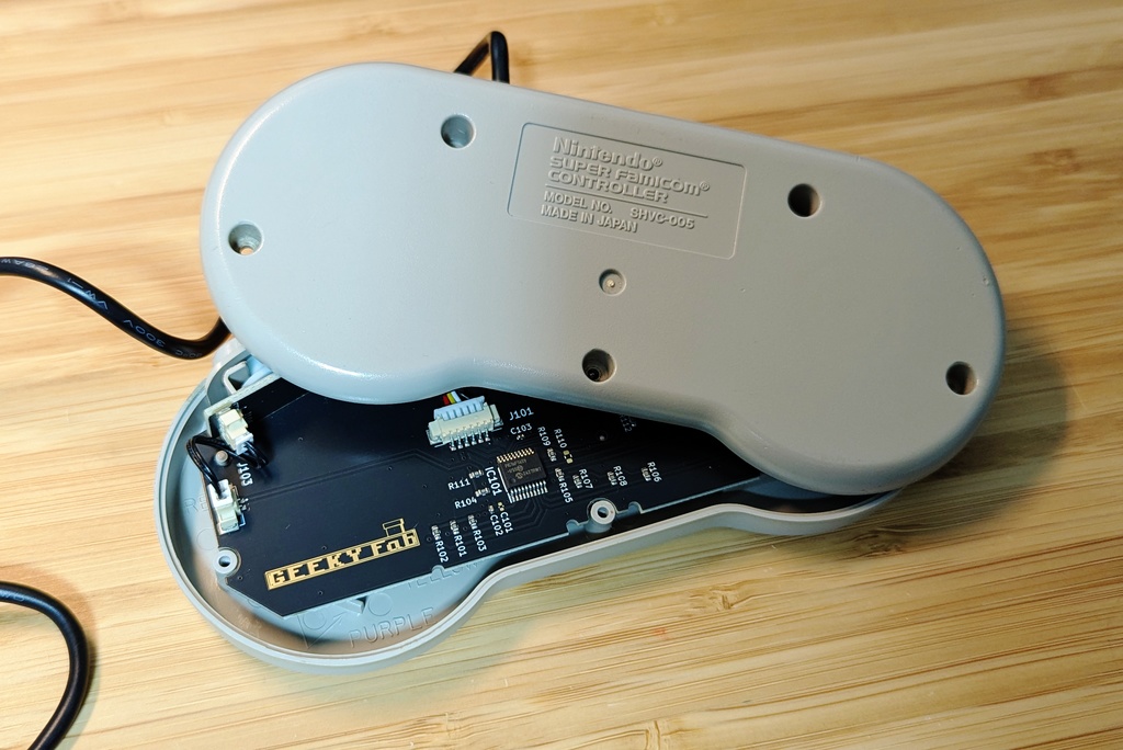 SFCコントローラーUSBゲームパッド化基板