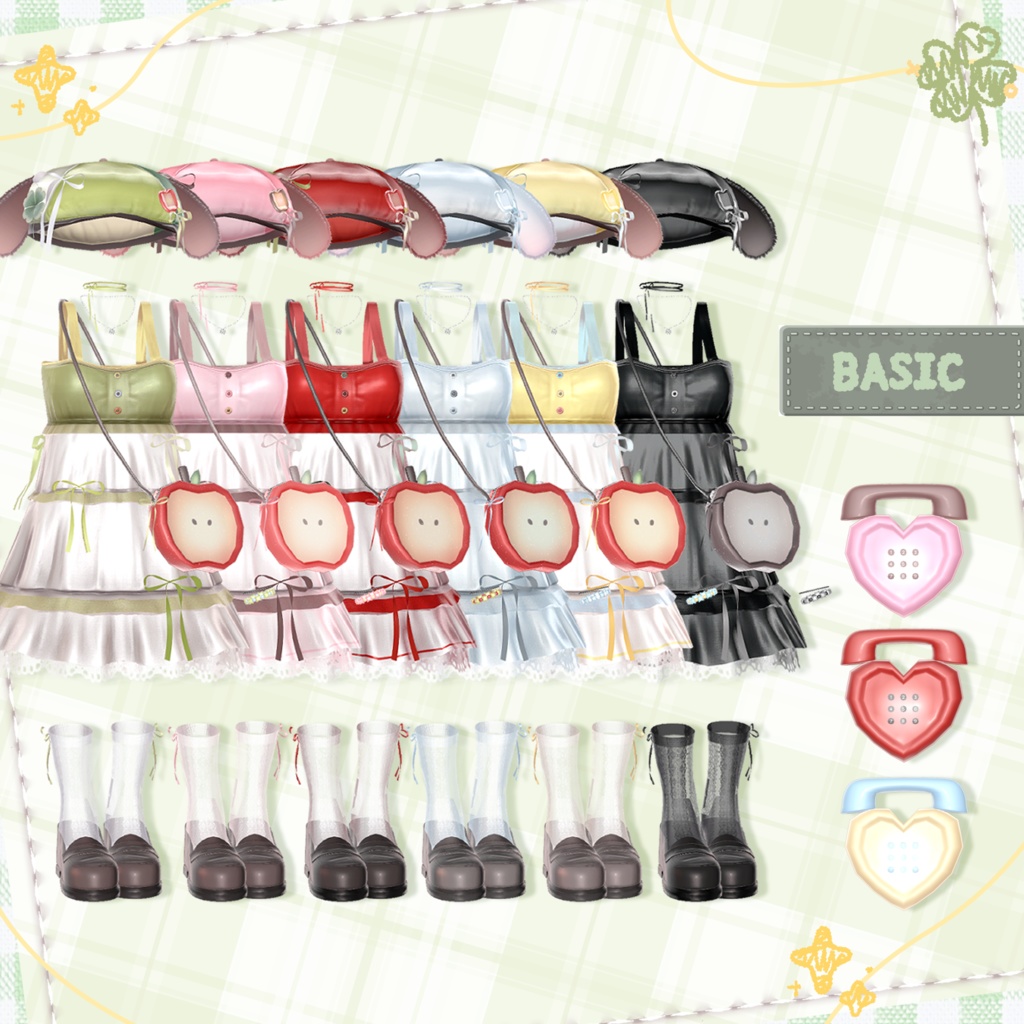 ✦SALE✦ 【4アバター対応】 Patchwork 【VRChat】