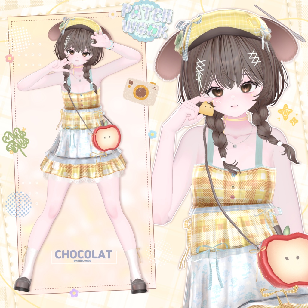 ✦SALE✦ 【4アバター対応】 Patchwork 【VRChat】