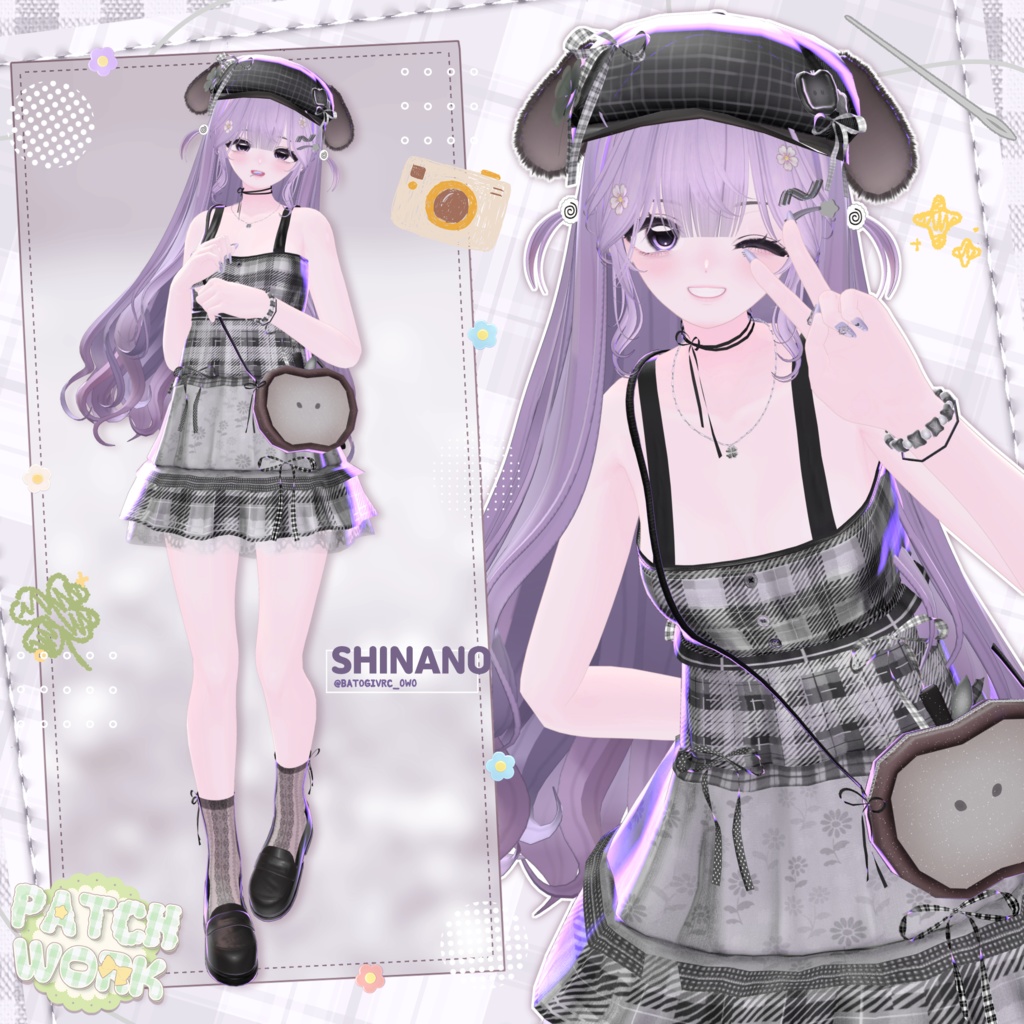 ✦SALE✦ 【4アバター対応】 Patchwork 【VRChat】