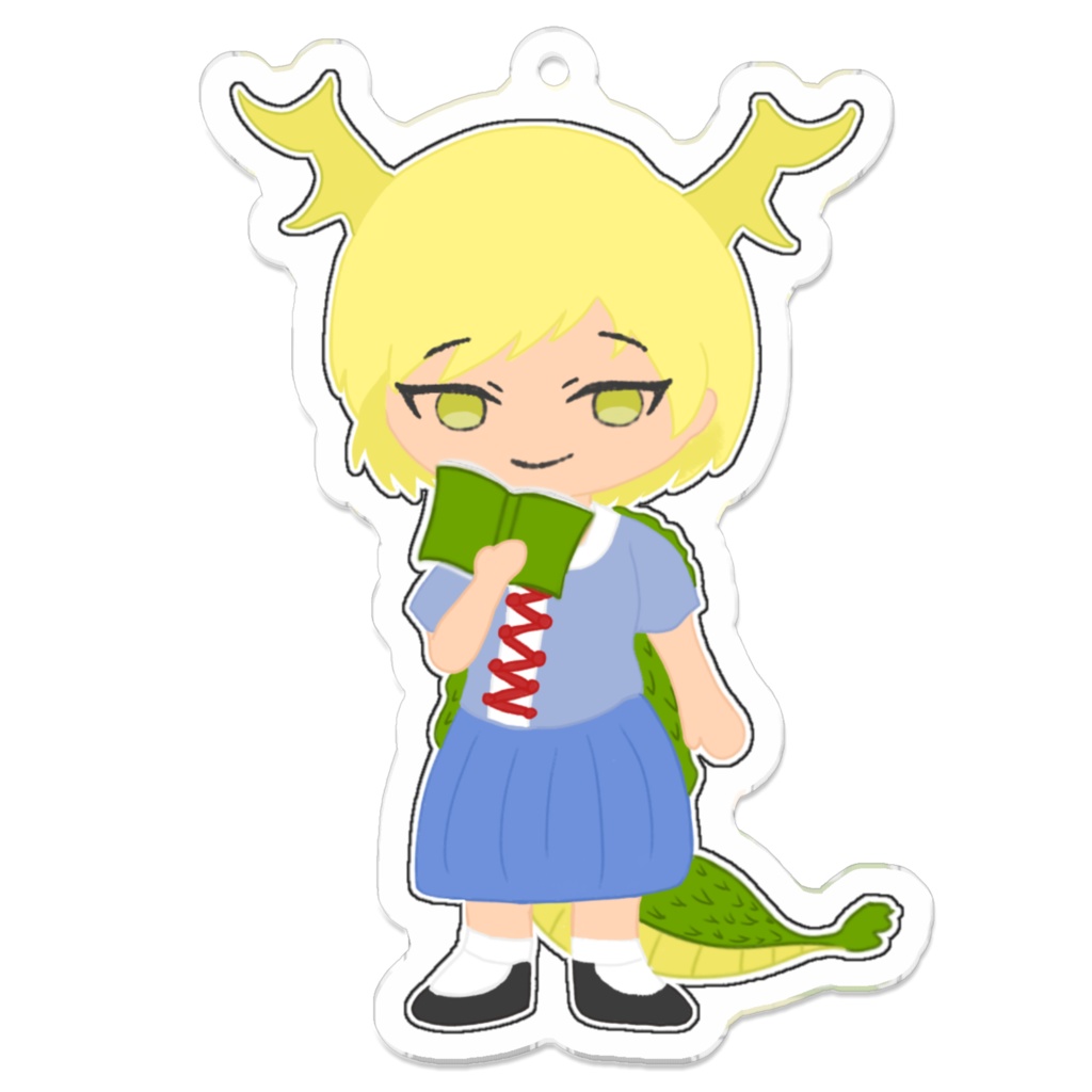 【二次創作】読書と吉弔八千慧アクリルキーホルダー