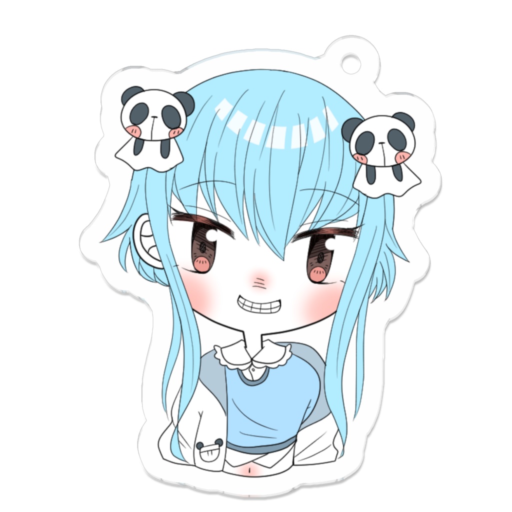しろなちゃんアクリルキーホルダー