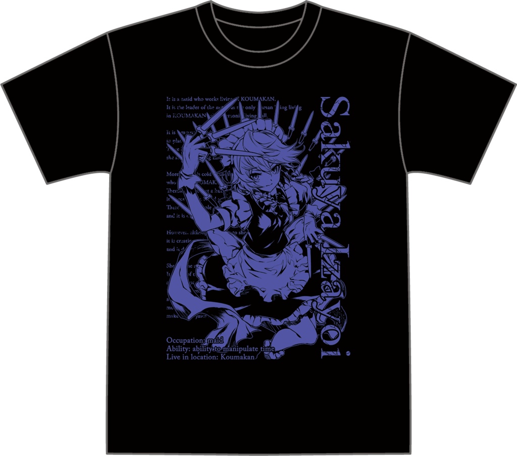 十六夜咲夜　Ａ　Tシャツ