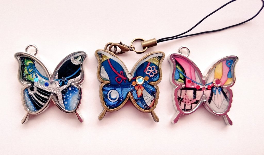 刀剣乱舞蝶レジン