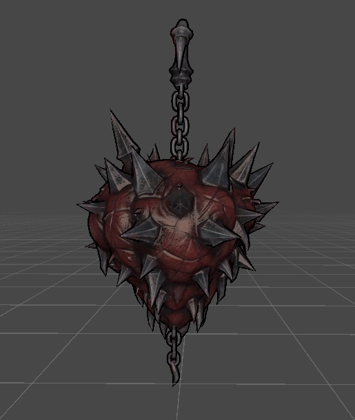 SweetGore スパイクハートピアス オリジナル3Dモデル