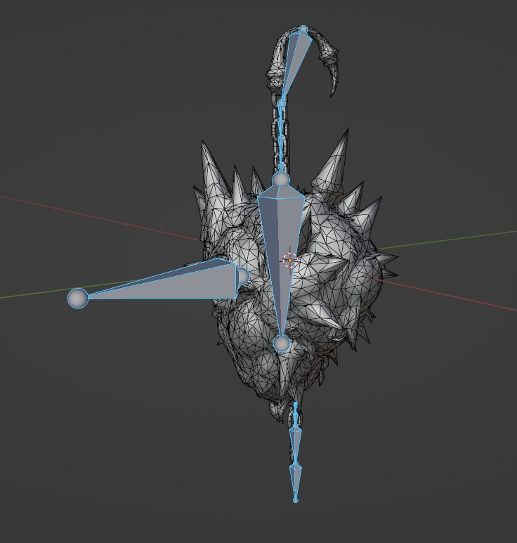 SweetGore スパイクハートピアス オリジナル3Dモデル