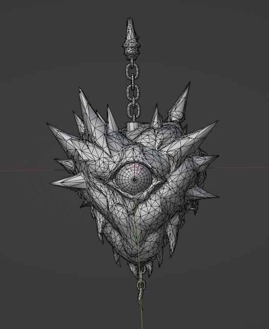 SweetGore スパイクハートピアス オリジナル3Dモデル