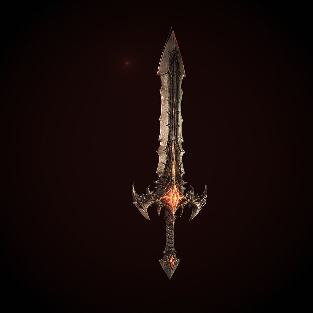 CalderaFang 魔剣 3Dモデル