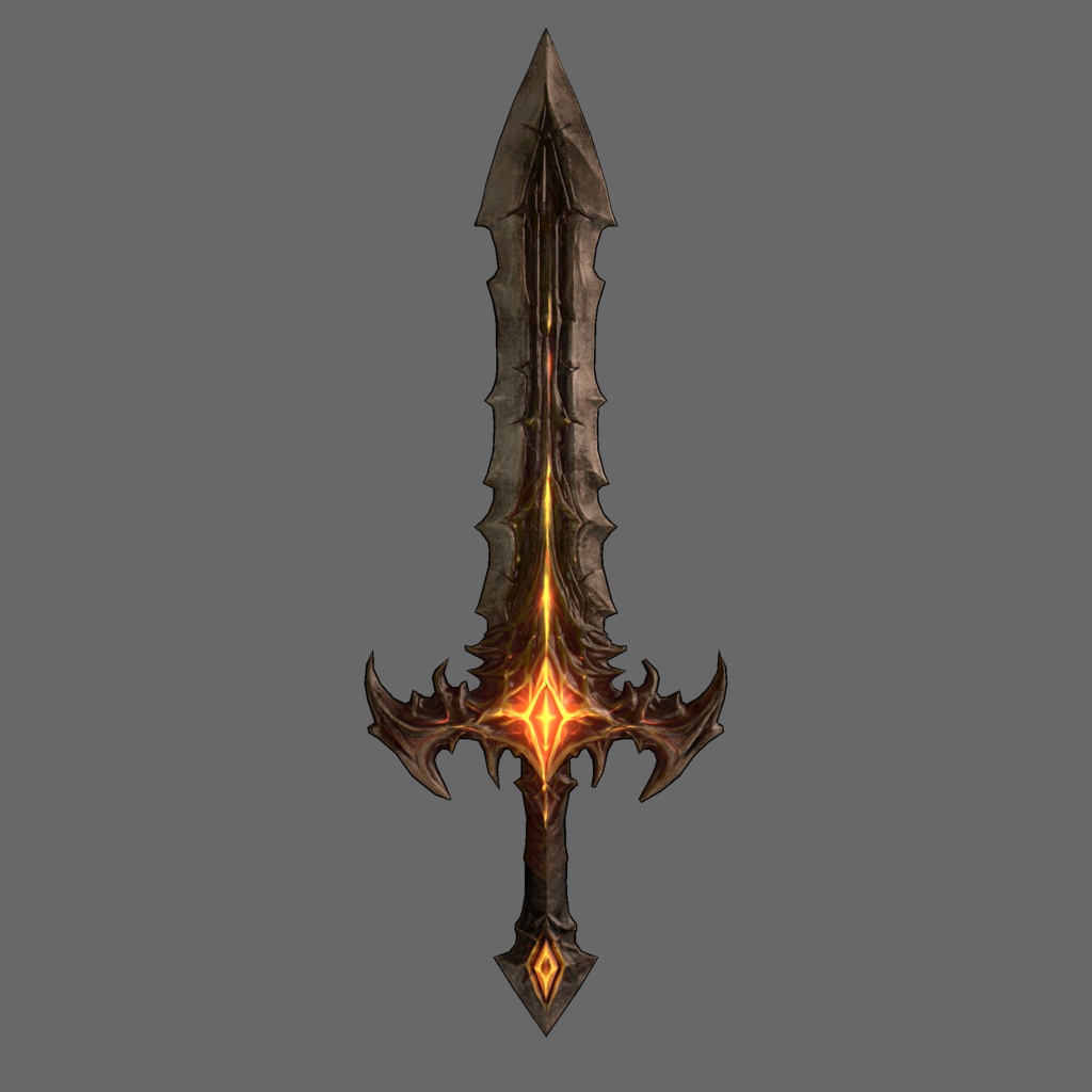 CalderaFang 魔剣 3Dモデル