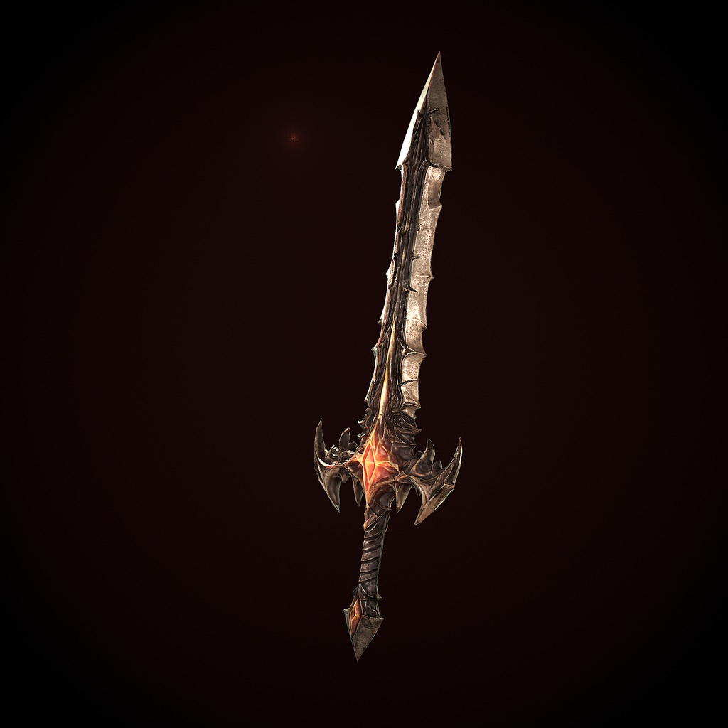 CalderaFang 魔剣 3Dモデル