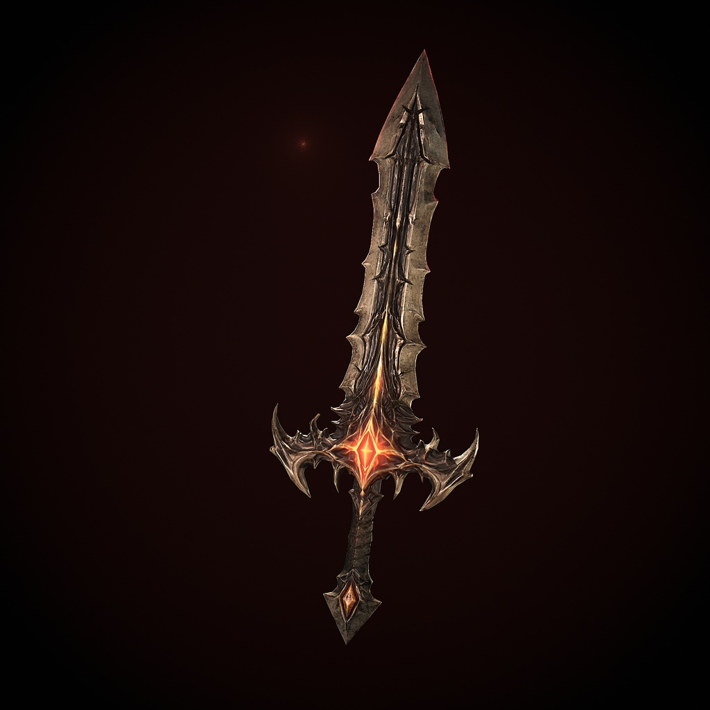 CalderaFang 魔剣 3Dモデル