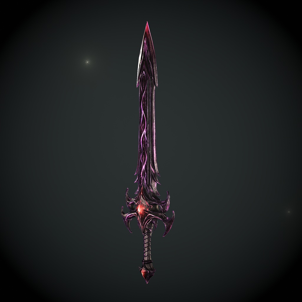 Abyssfang 魔剣 オリジナル3Dモデル