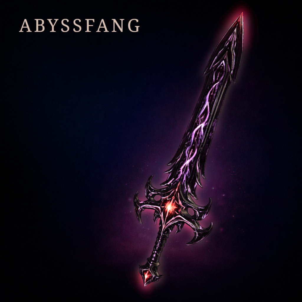 Abyssfang 魔剣 オリジナル3Dモデル