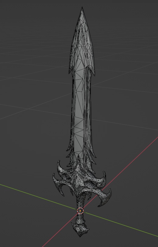 Abyssfang 魔剣 オリジナル3Dモデル