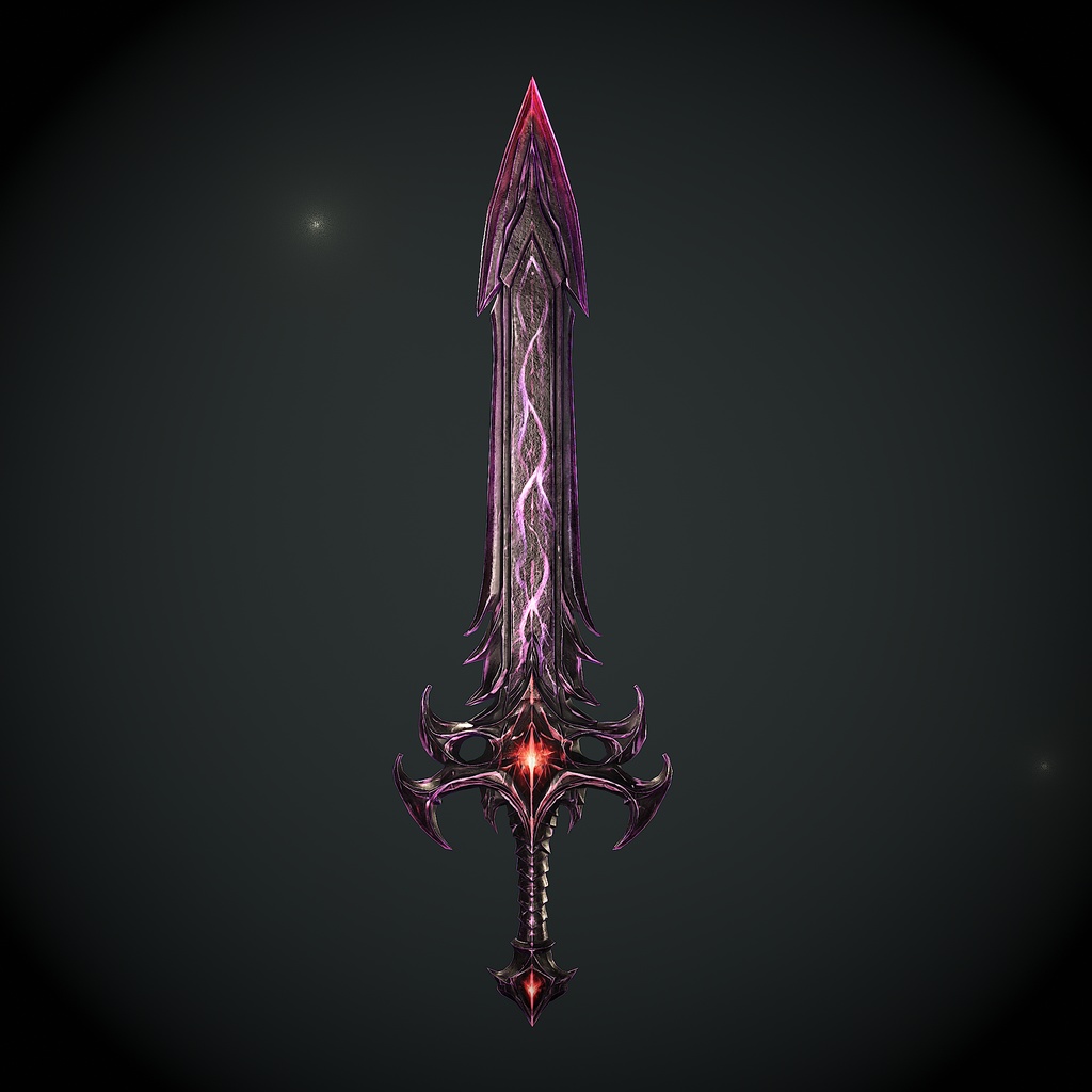 Abyssfang 魔剣 オリジナル3Dモデル