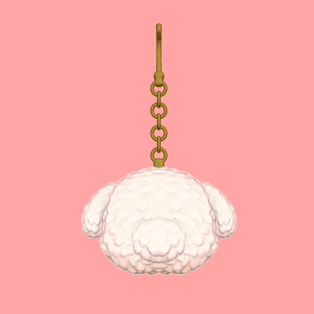 Maltese マルチーズピアス オリジナル3Dモデル