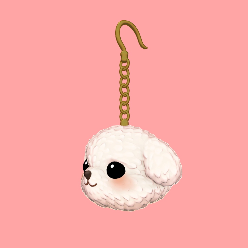 Maltese マルチーズピアス オリジナル3Dモデル