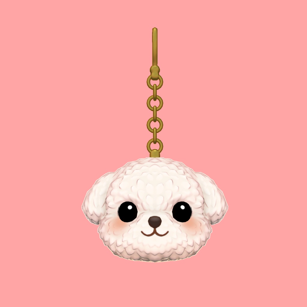 Maltese マルチーズピアス オリジナル3Dモデル