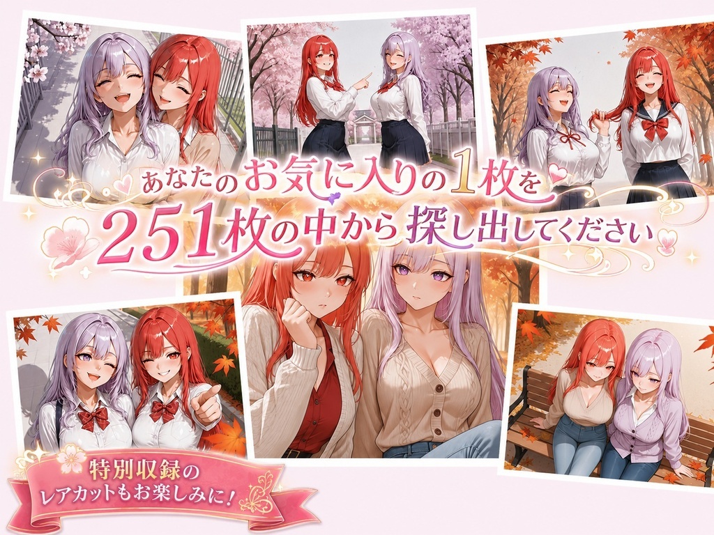 ふたりの温度 ~ノエラ&フレア写真集~【全251枚】