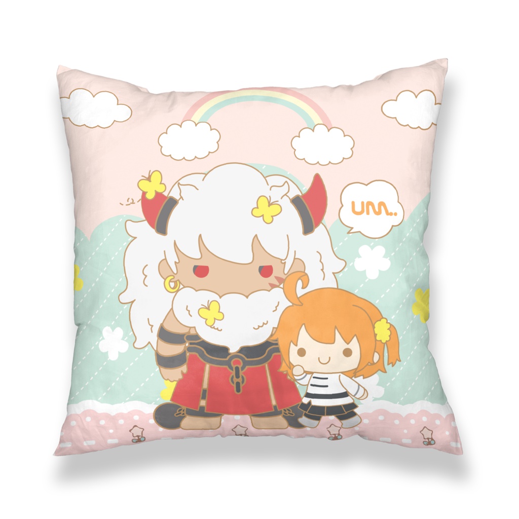 アステリオスとぐだ子ちゃんクッションカバー