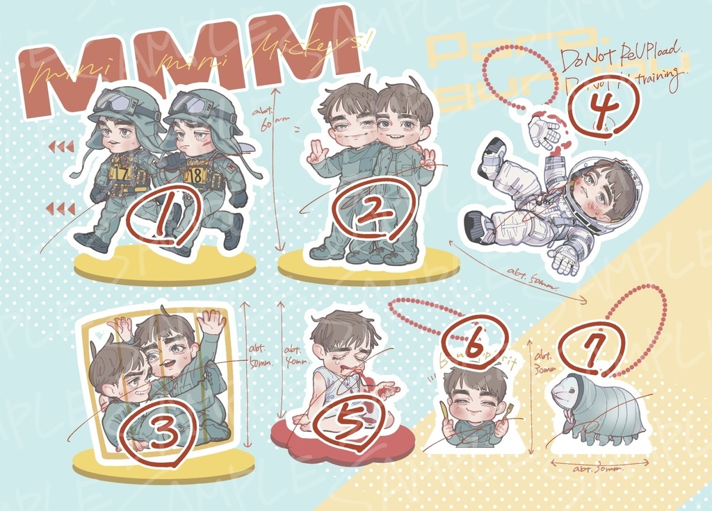 M17アクリルスタンド・キーホルダー