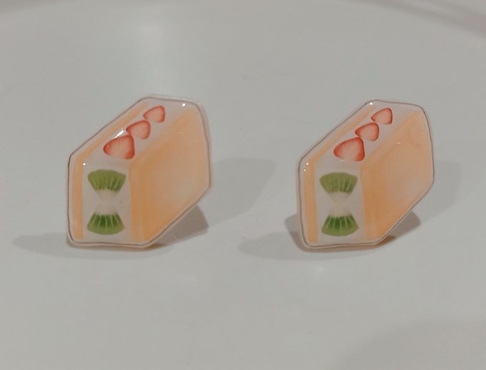 フルーツサンドのピアス＆イヤリング
