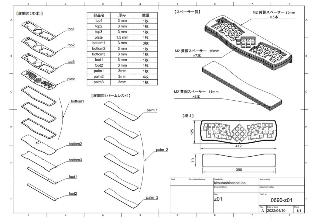 z01 (tenalice-ambidextrous用ケースデータ)