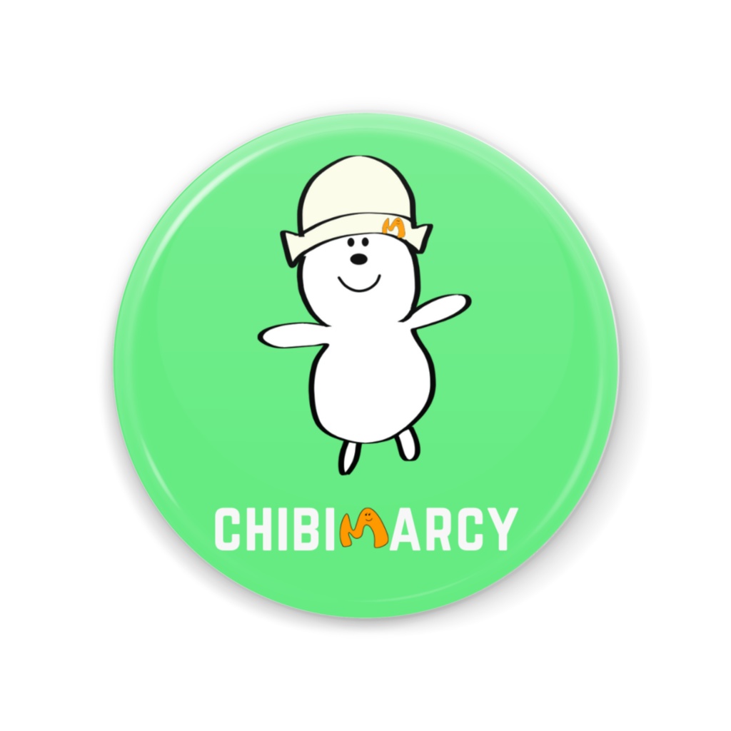 CHIBIMARCY ロゴ缶ミラー