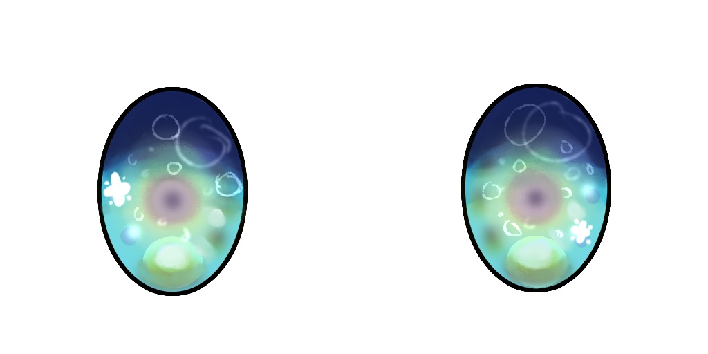 bubble eyes