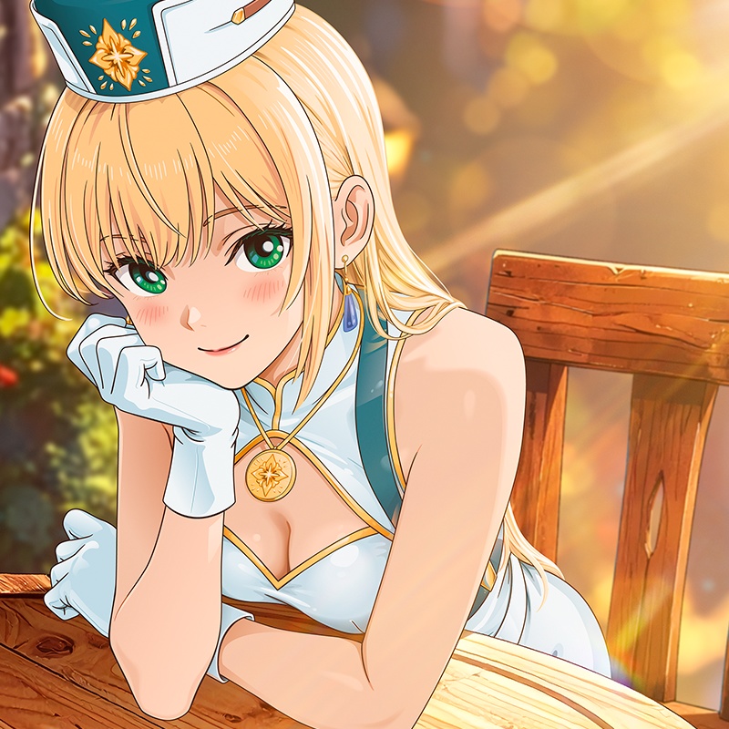 01 Character "Minas"【高画質壁紙＋立ち絵素材】Wallpaper & Layered PSD｜米娜絲・高畫質桌布＆立繪素材包