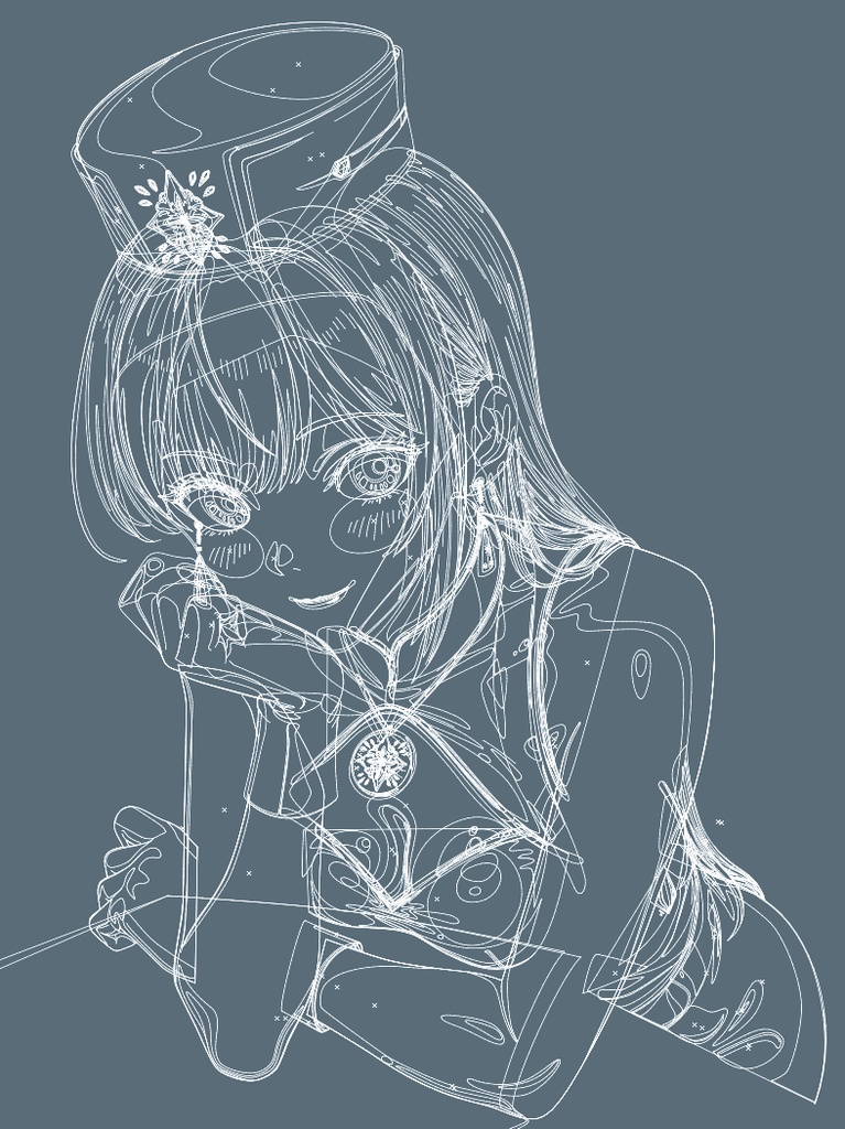 01 Character "Minas"【ベクター元データ収録】Complete Vector Set|米娜絲・頂級向量工藝包