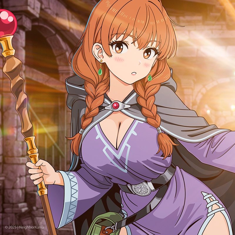 03 Character "Saria"【高画質壁紙+立ち絵素材】Wallpaper & Layered PSD|莎里亞・高畫質桌布&立繪素材包