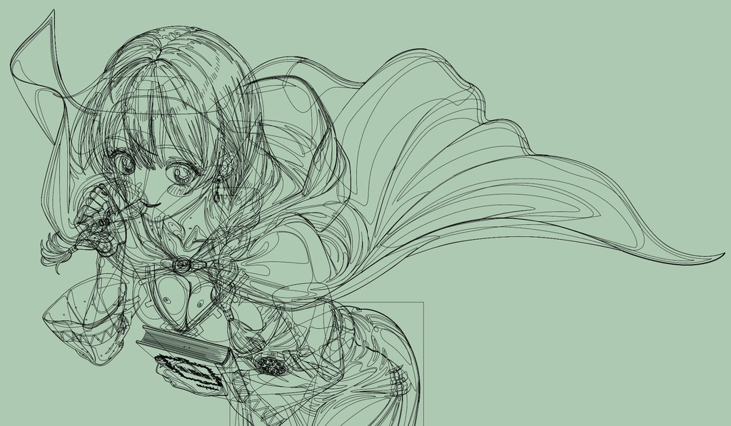 06 Character "Saria"【ベクター元データ収録】Complete Vector Set|莎里亞・頂級向量工藝包