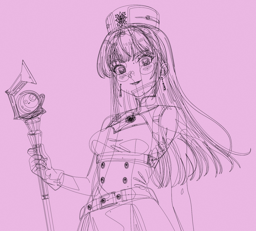 05 Character "Minas"【ベクター元データ収録】Complete Vector Set|米娜絲・向量工藝包