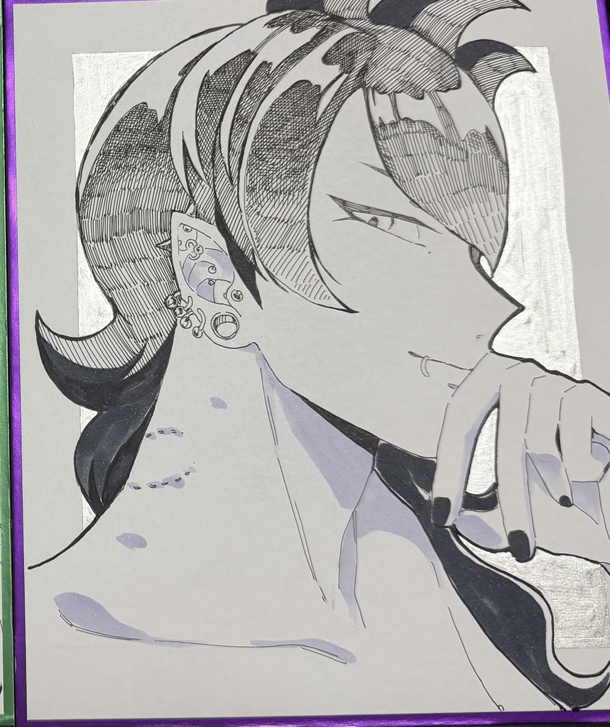 大人不動　色紙