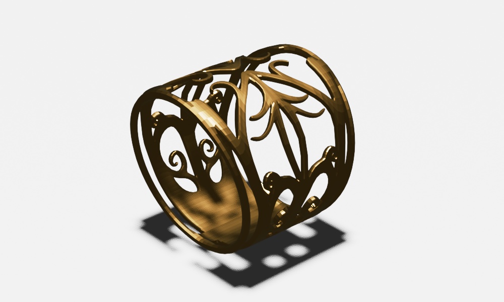 【３D初出品】金属の腕輪【無料配布中!!】