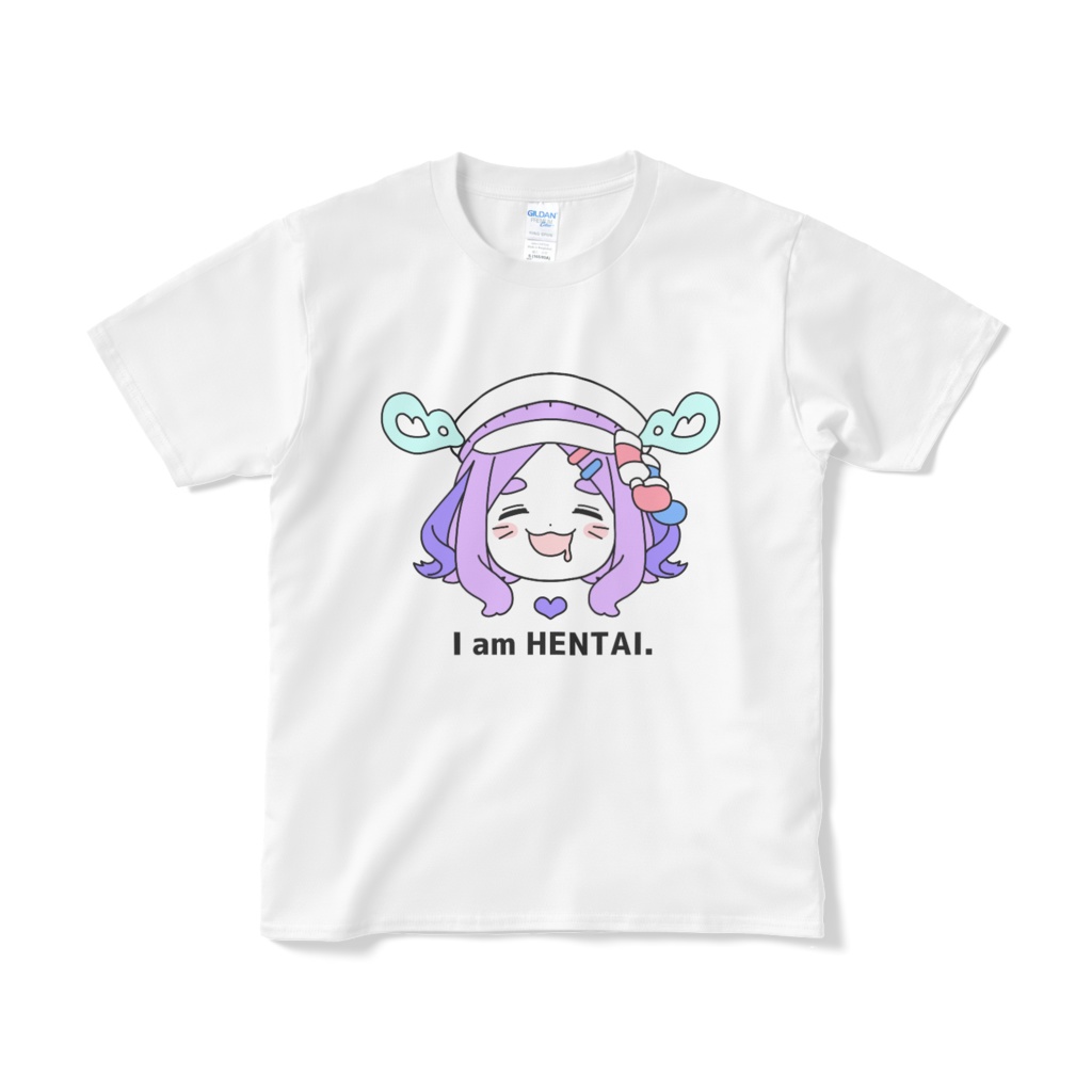 【0.5周年記念グッズ】ヘンタイを名乗れる白いTシャツ