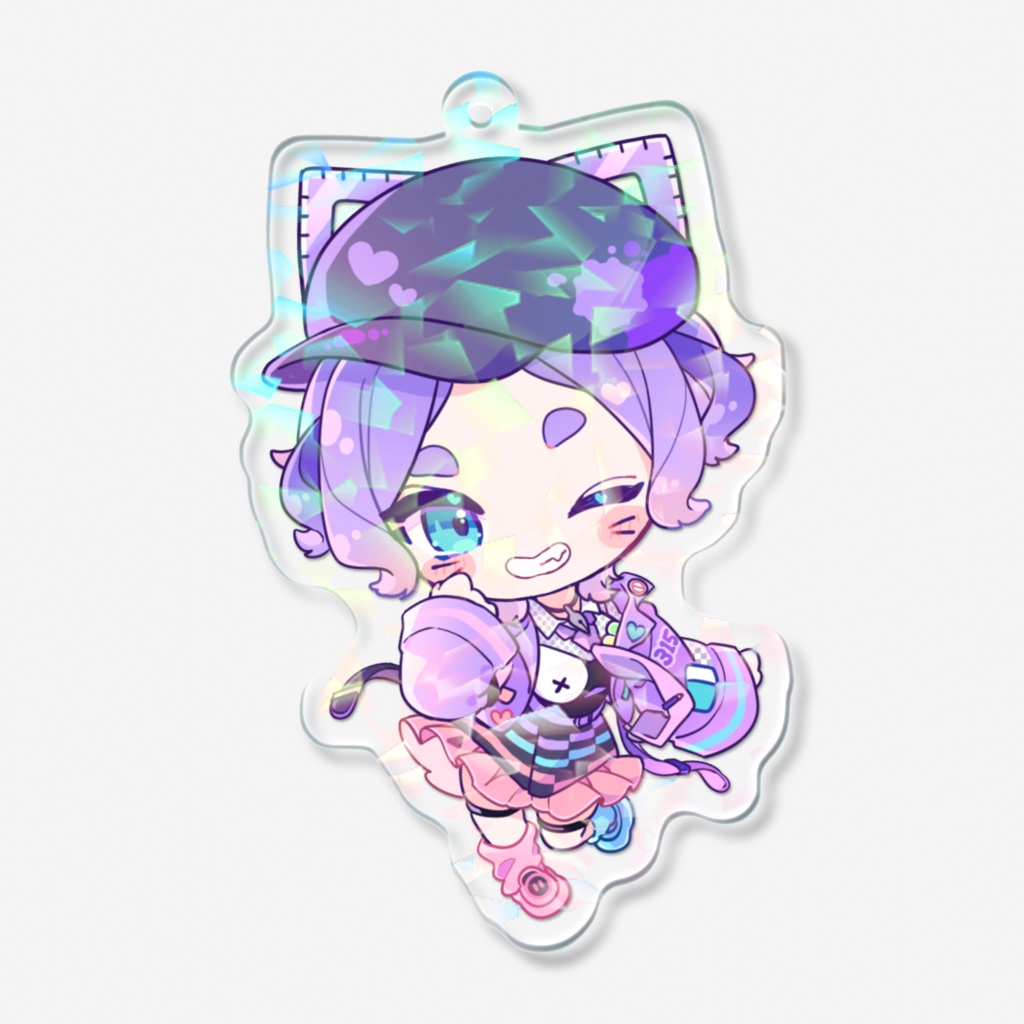 【1.5周年記念グッズ】ミニカルチーナのホログラムアクキー