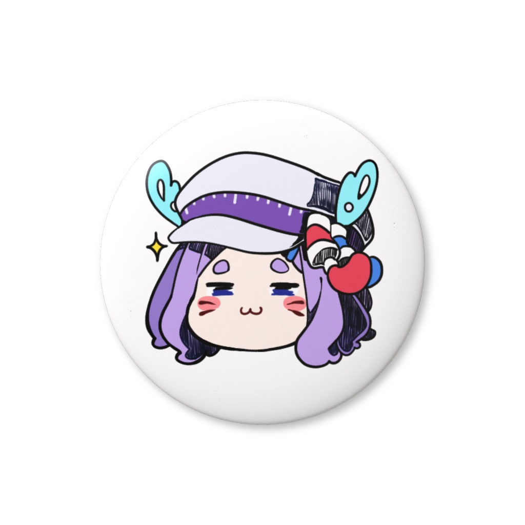 ドヤ顔おもちーなスタンプ缶バッジ