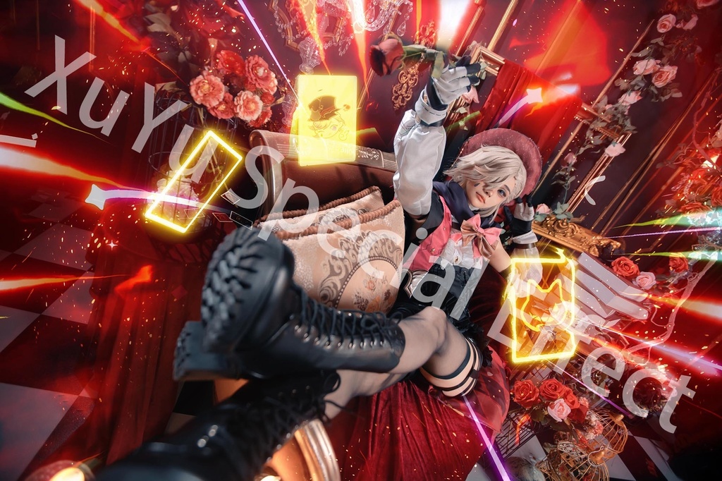 原神リネコスプレ用の特殊効果|Genshin Lyney Special Effectキャラクタースキル後期合成用PSD+PNGデジタルファイル|即時自動発送
