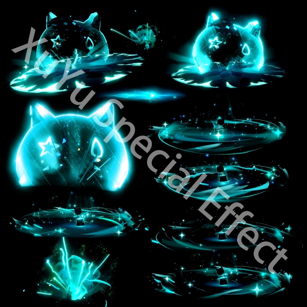 原神リネットコスプレ特殊効果 | Genshin Lynette Special Effectキャラクター スキル合成後の PSD + PNG ファイル | 即時自動発送