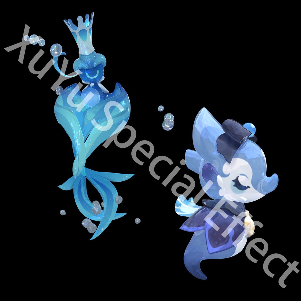 原神フリーナコスプレ用のエフェクト|Genshin Furina Special EffectキャラクタースキルPSD+PNGデジタルファイル|即時自動発送