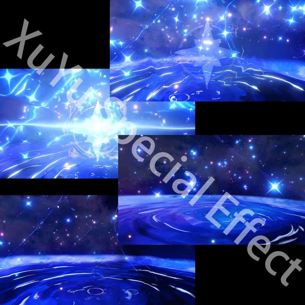 原神モナコスプレ用の特殊効果|Genshin Mona Special Effectキャラクタースキルポスト合成に対応PSD+PNGデジタルファイル|即時自動発送