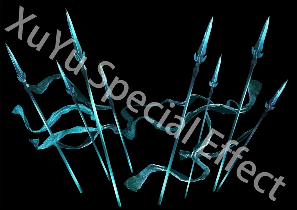 原神魈コスプレ用特殊効果|Genshin Xiao Special Effectキャラクタースキルのポスト合成に対応PSD+PNGデジタルファイル|即時自動発送