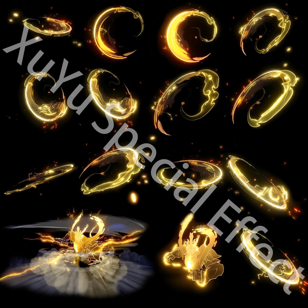 崩壊:スターレイル景元コスプレ用特殊効果|Honkai: Star Rail Jingyuan Special Effectキャラクタースキルのポスト合成に対応PSD+PNGデジタルファイル|即時自動発送